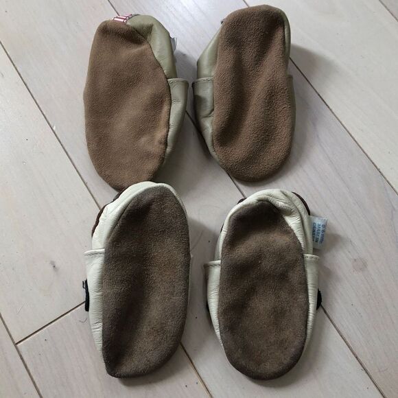 Robeez Infants' Dog & Star American Flag Slippers Size 0-6 months - Picture 2 of 4